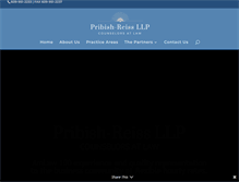 Tablet Screenshot of pribish-reiss.com